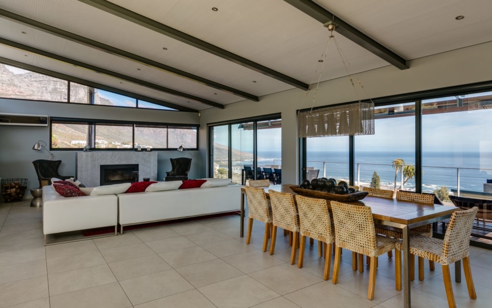 Luxury Villa Rental Cape Town Camps Bay Hely Horizon Dining To Lounge New