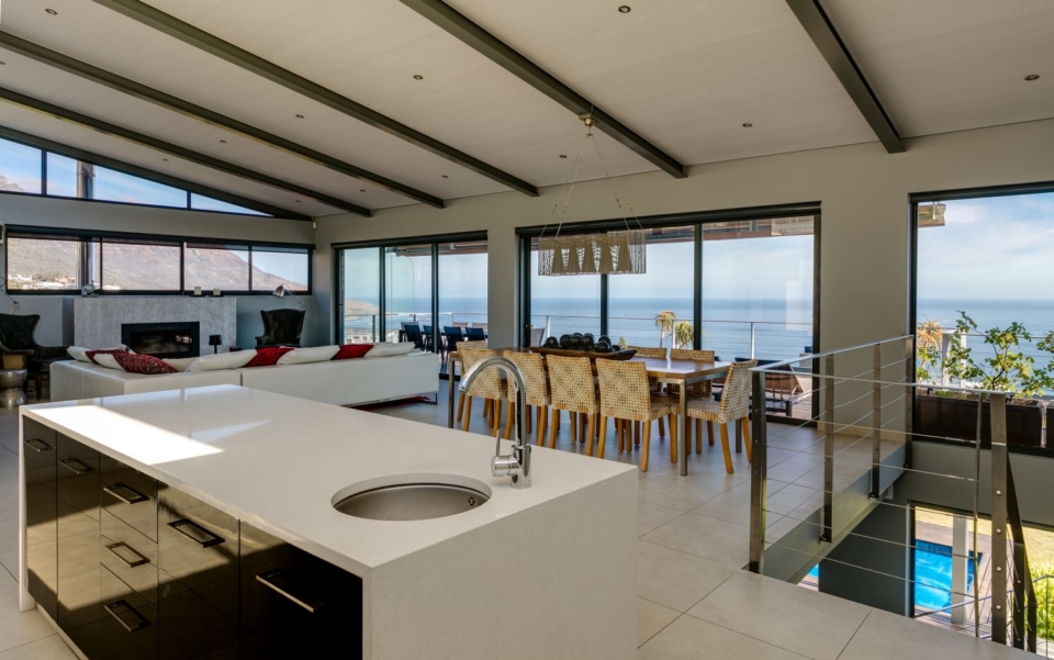 Luxury Villa Rental Cape Town Camps Bay Hely Horizon Kitchen Out New