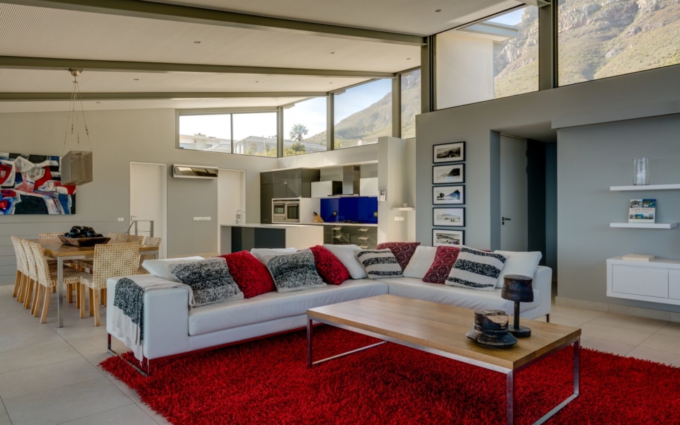 Luxury Villa Rental Cape Town Camps Bay Hely Horizon Lounge To Kitchen New