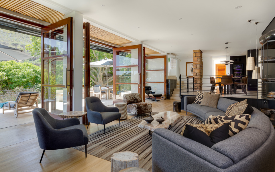 Luxury Cape Town Camps Bay Holiday Villa Le Thallo Lounge Views