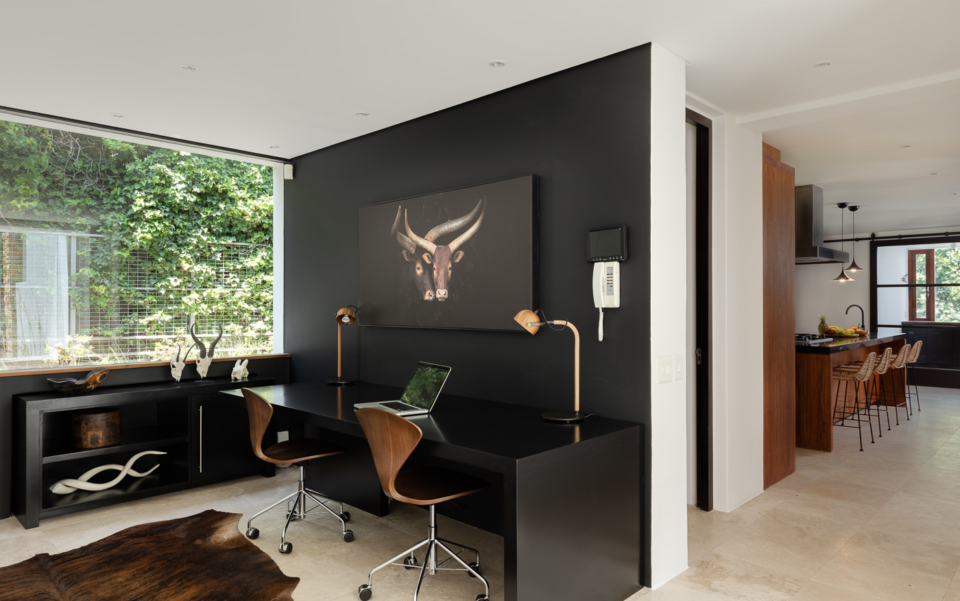 Luxury Cape Town Camps Bay Holiday Villa Le Thallo Office Area