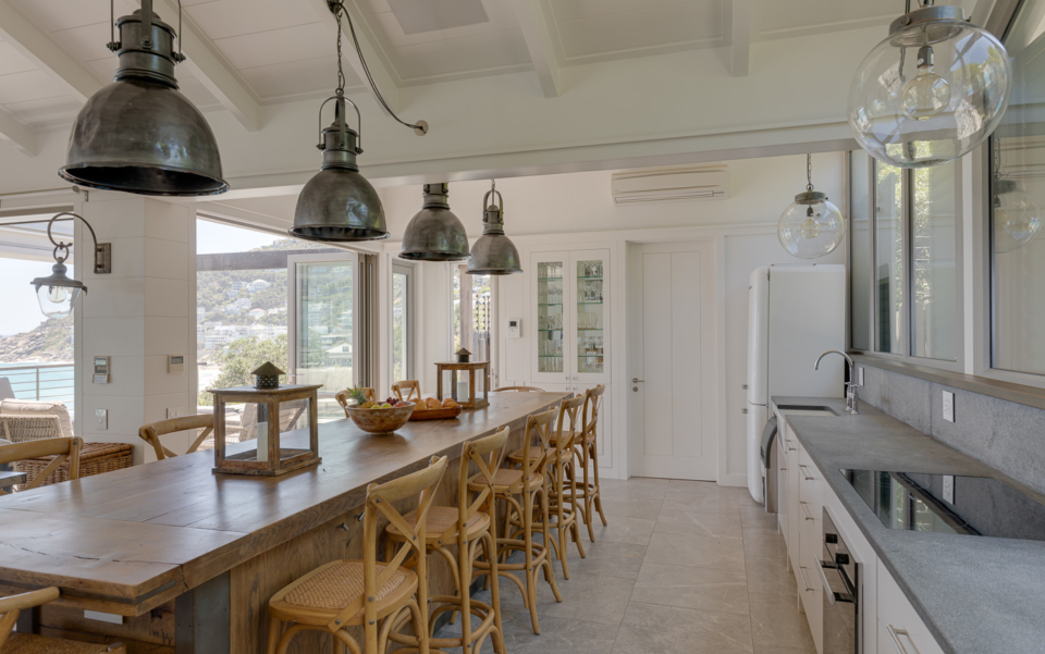 Luxury Cape Town Clifton Villa Kitchen Dining Area