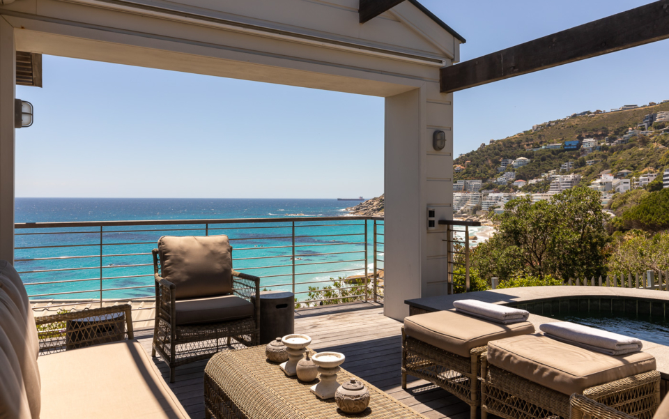 Luxury Cape Town Clifton Villa Outdoor Entertainment Pool Area