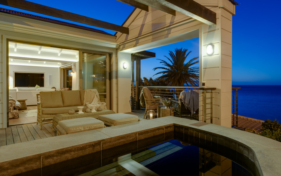 Luxury Cape Town Clifton Villa Pool Ocean View Night