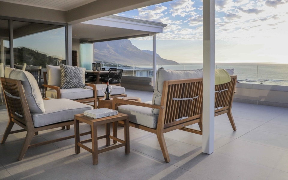 Luxury Cape Town Camps Bay Apartment Patio View