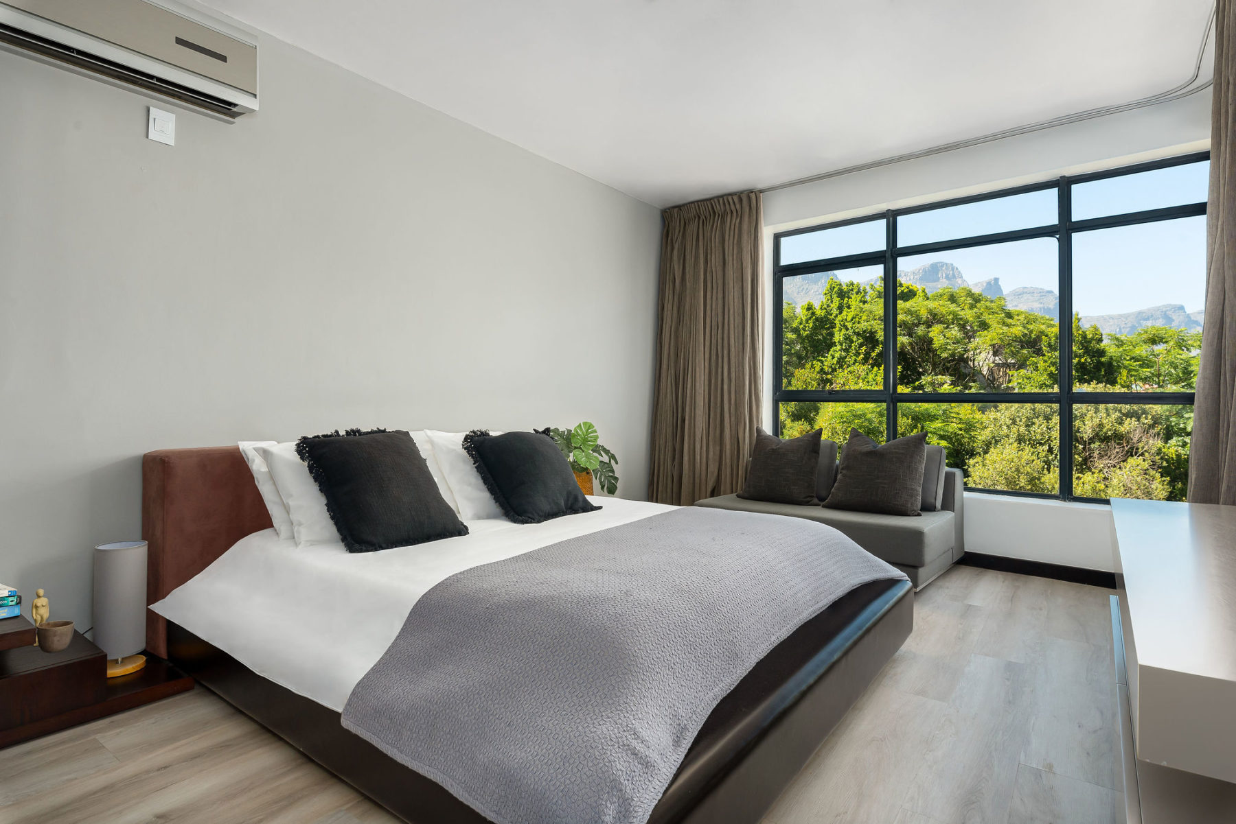Bedroom 2 with green mountain views